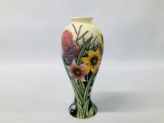 OLD TUPTON WARE HAND PAINTED FLORAL DECORATED VASE H 28CM.