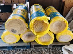 7 ROLLS OF ISOVER 75MM RD PARTY WALL INSULATION