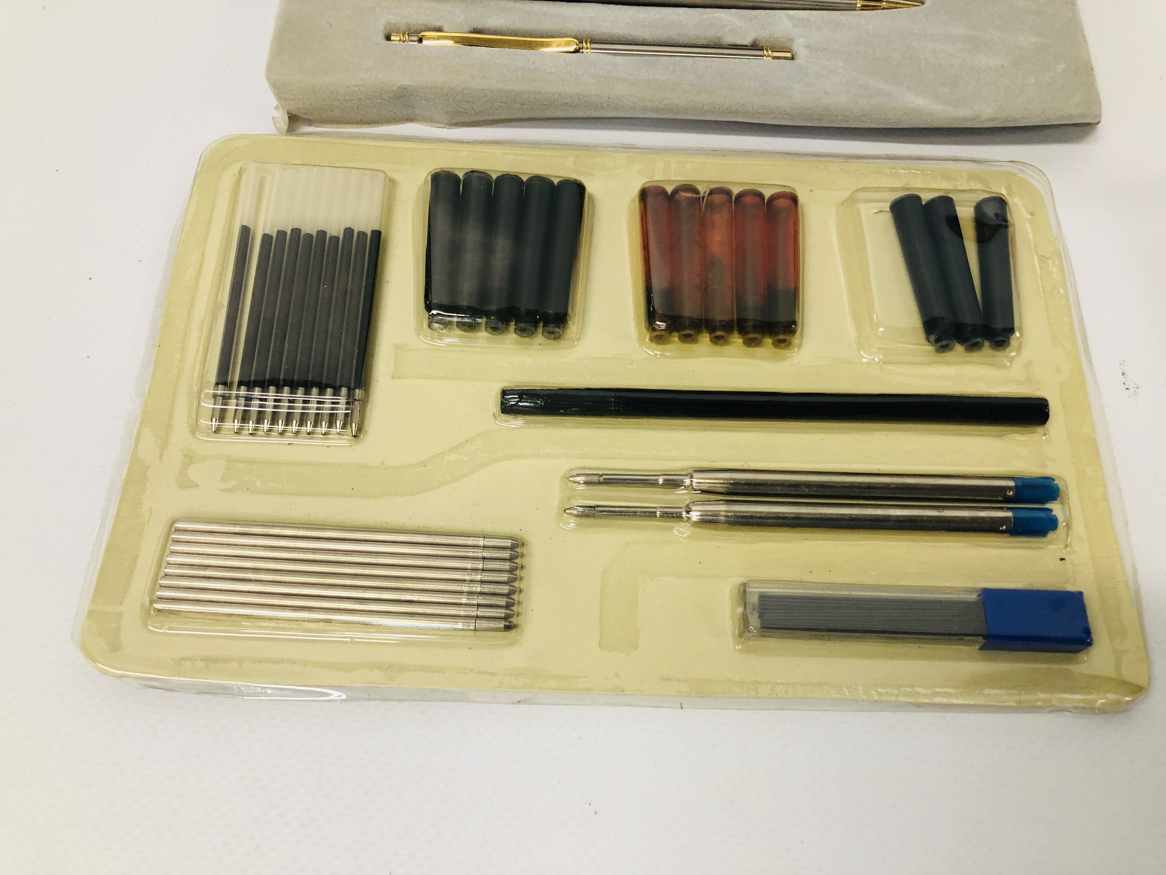 COLLECTION OF ASSORTED PENS, NOTE BOOK, - Image 2 of 9