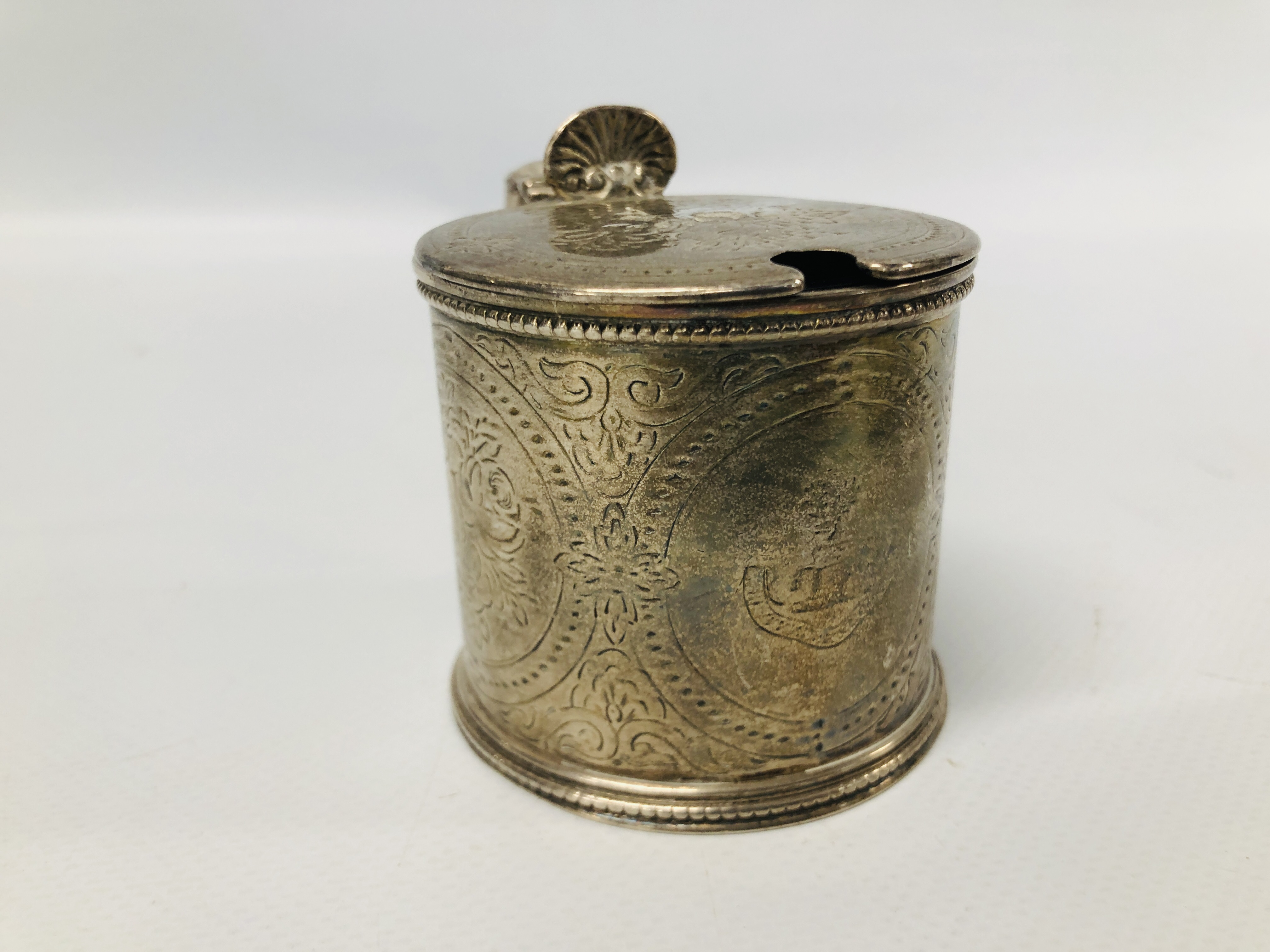 4 VARIOUS SILVER MUSTARDS, - Image 18 of 25