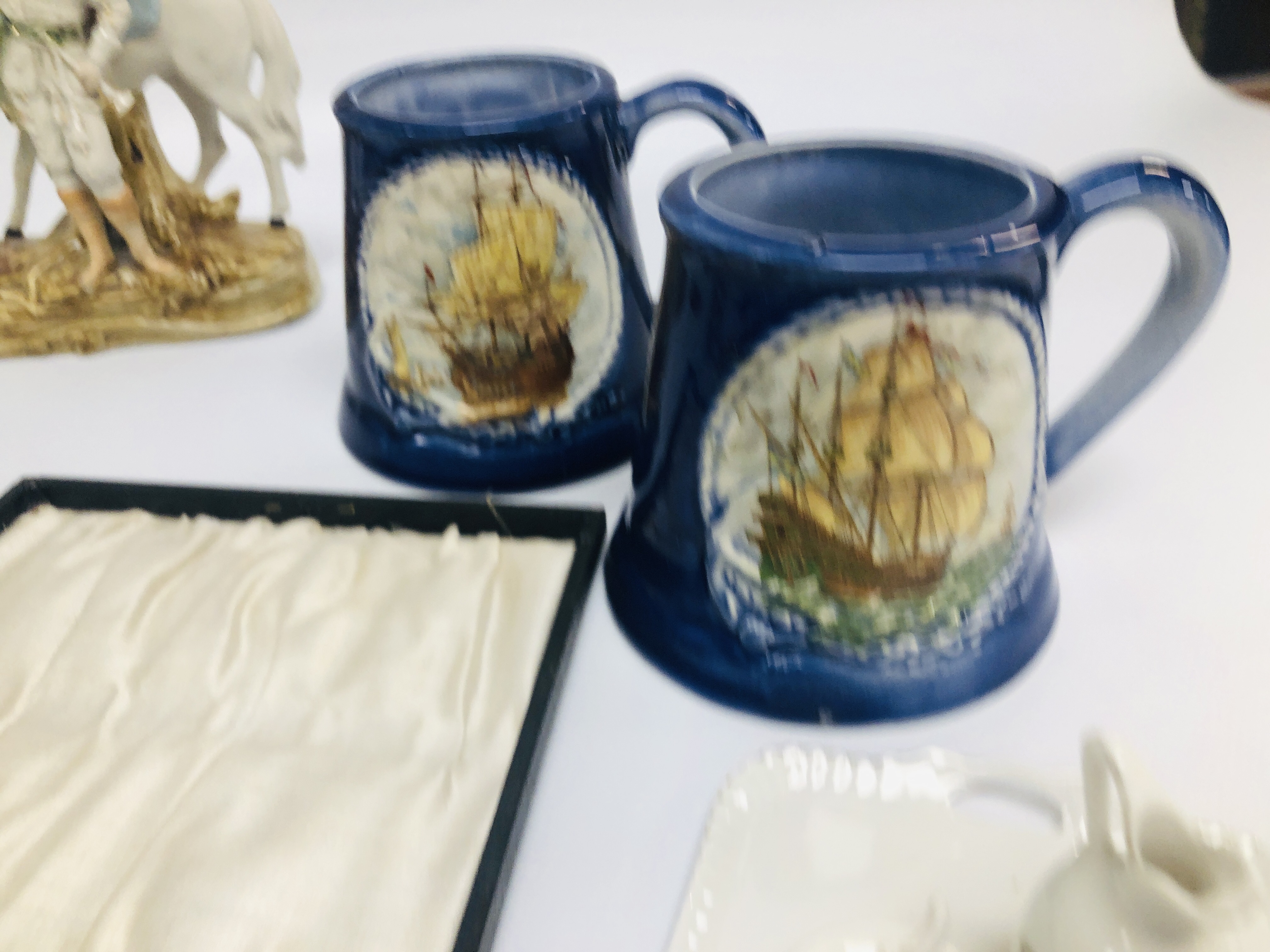 TWO GREAT YARMOUTH POTTERY MUGS, CRESTED WARE, - Image 12 of 12