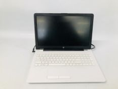 HP LAPTOP COMPUTER MODEL 15-BW551SA WITH CHARGER S/N CND8043237 (REQUIRES NEW BATTERY) - SOLD AS