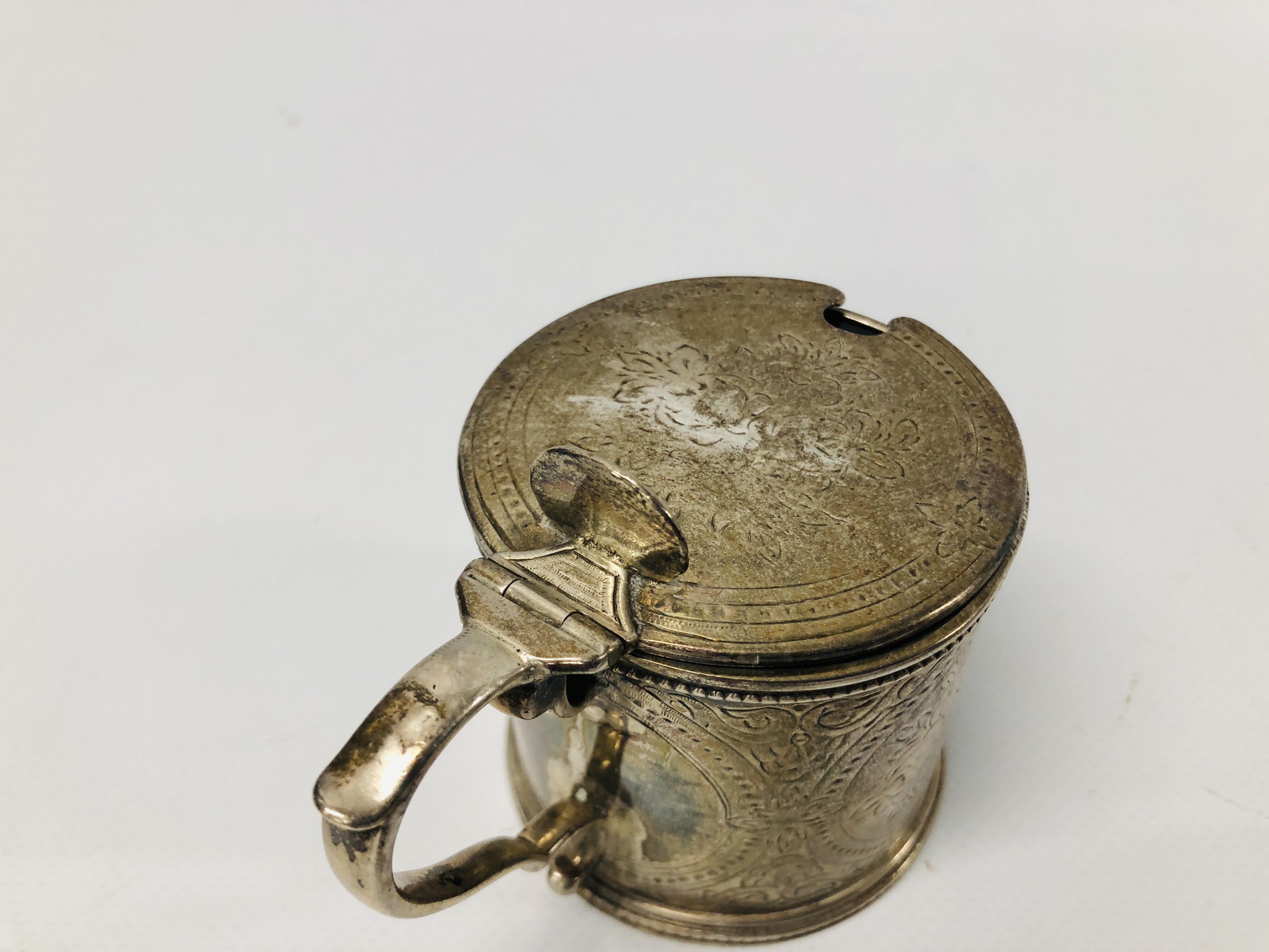 4 VARIOUS SILVER MUSTARDS, - Image 20 of 25