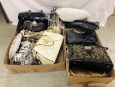 COLLECTION OF ASSORTED DESIGNER BRANDED HANDBAGS APPROX 22.