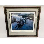 FRAMED AIRCRAFT PRINT "THE SPIRIT OF 617 SQUADRON" BY MICHAEL TURNER.