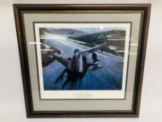 FRAMED AIRCRAFT PRINT "THE SPIRIT OF 617 SQUADRON" BY MICHAEL TURNER.