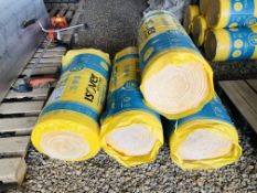 4 ROLLS OF ISOVER 75MM RD PARTY WALL INSULATION