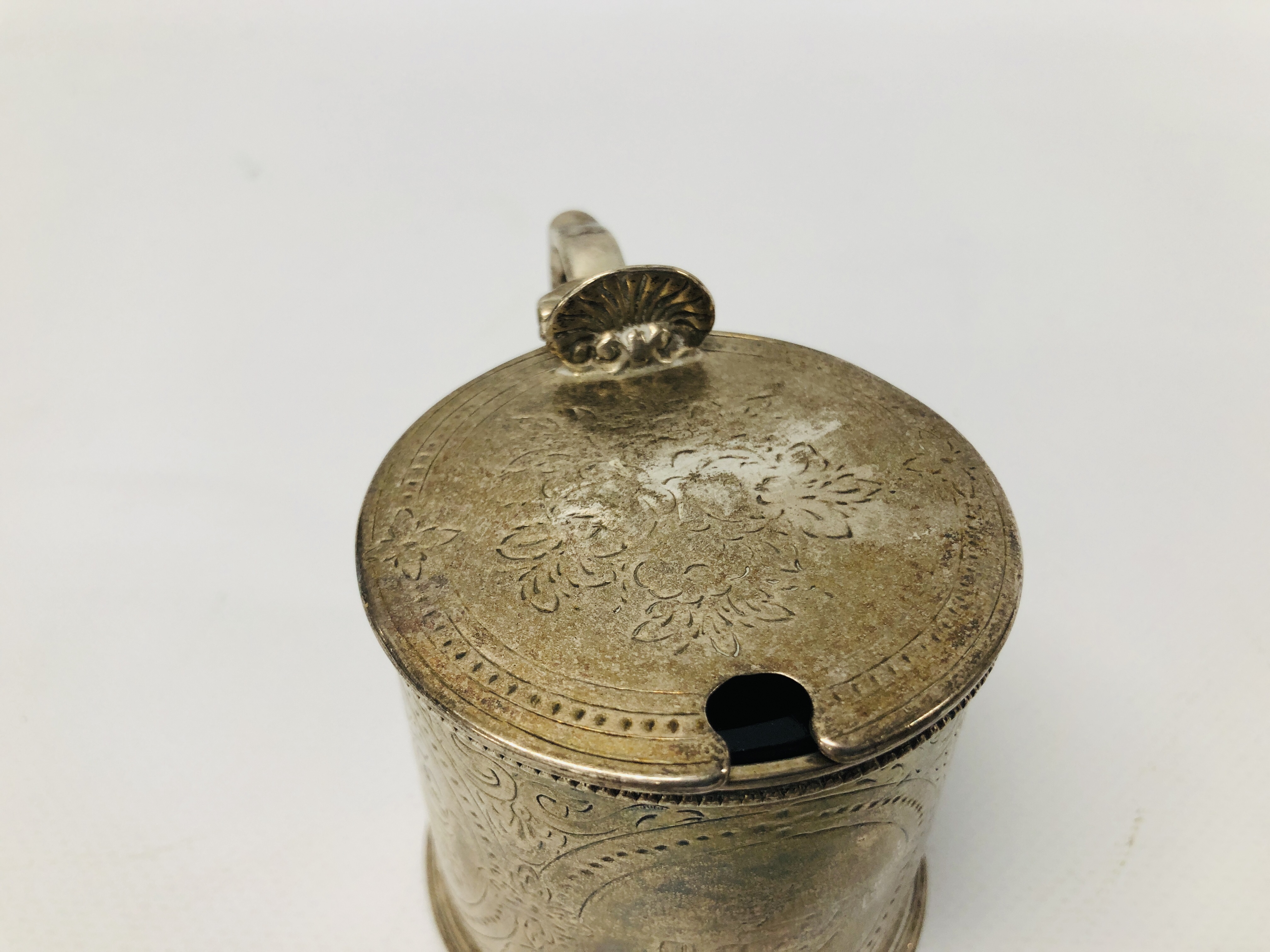 4 VARIOUS SILVER MUSTARDS, - Image 17 of 25