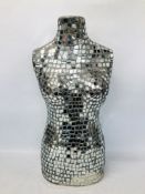 A MIRRORED MOSAIC MANIKIN BODY