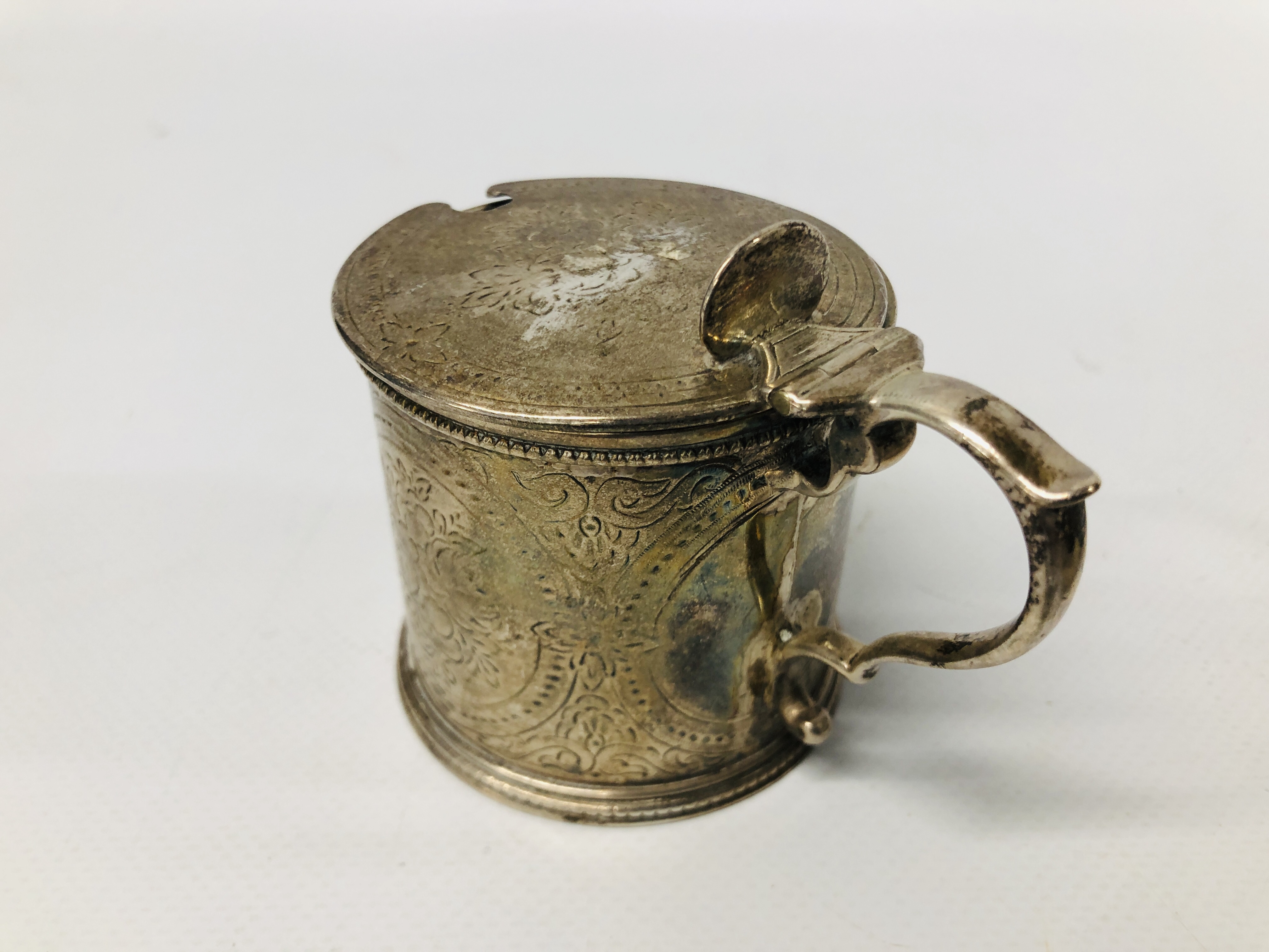 4 VARIOUS SILVER MUSTARDS, - Image 21 of 25