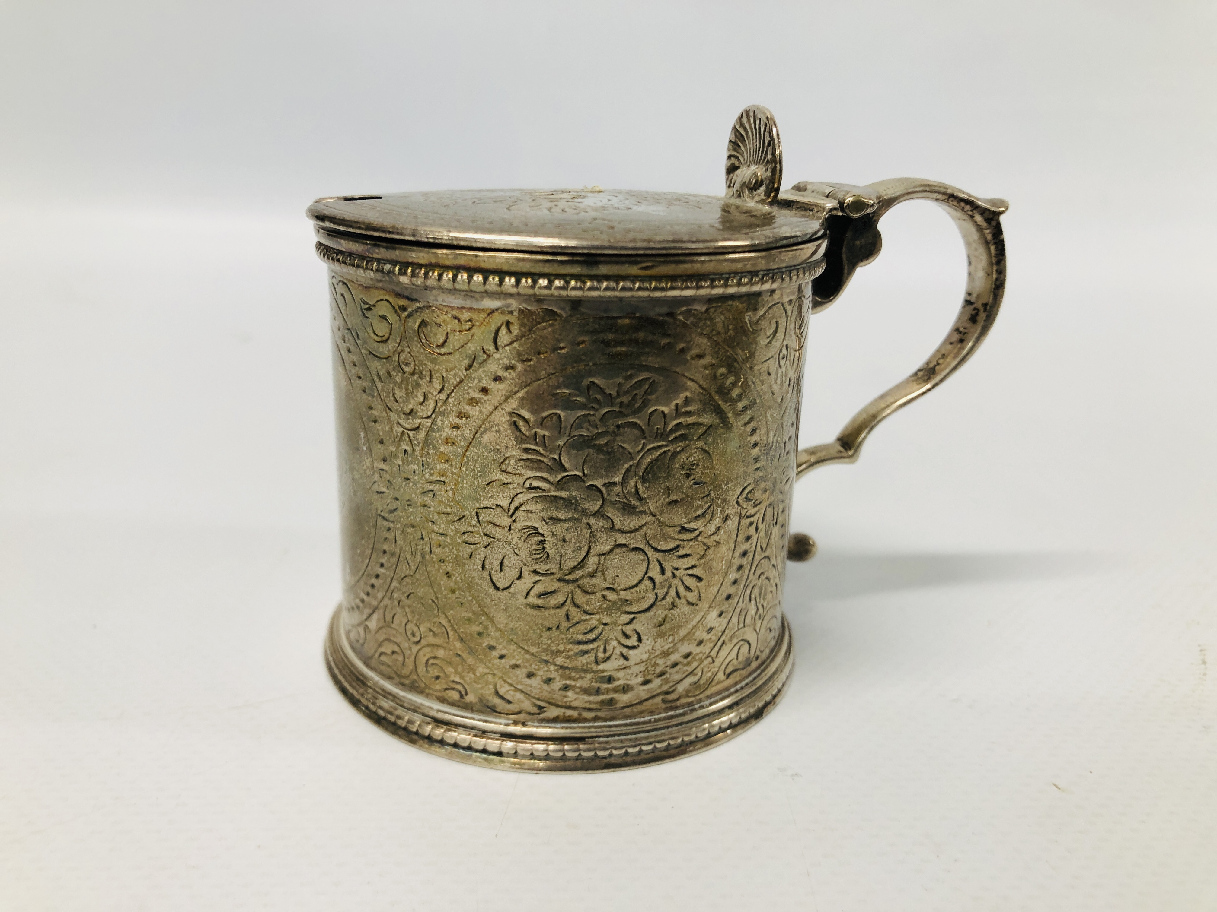 4 VARIOUS SILVER MUSTARDS, - Image 15 of 25