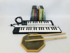 A KORG MICROKEY KEYBOARD, A IRING KEYS MICRO KEYBOARD,