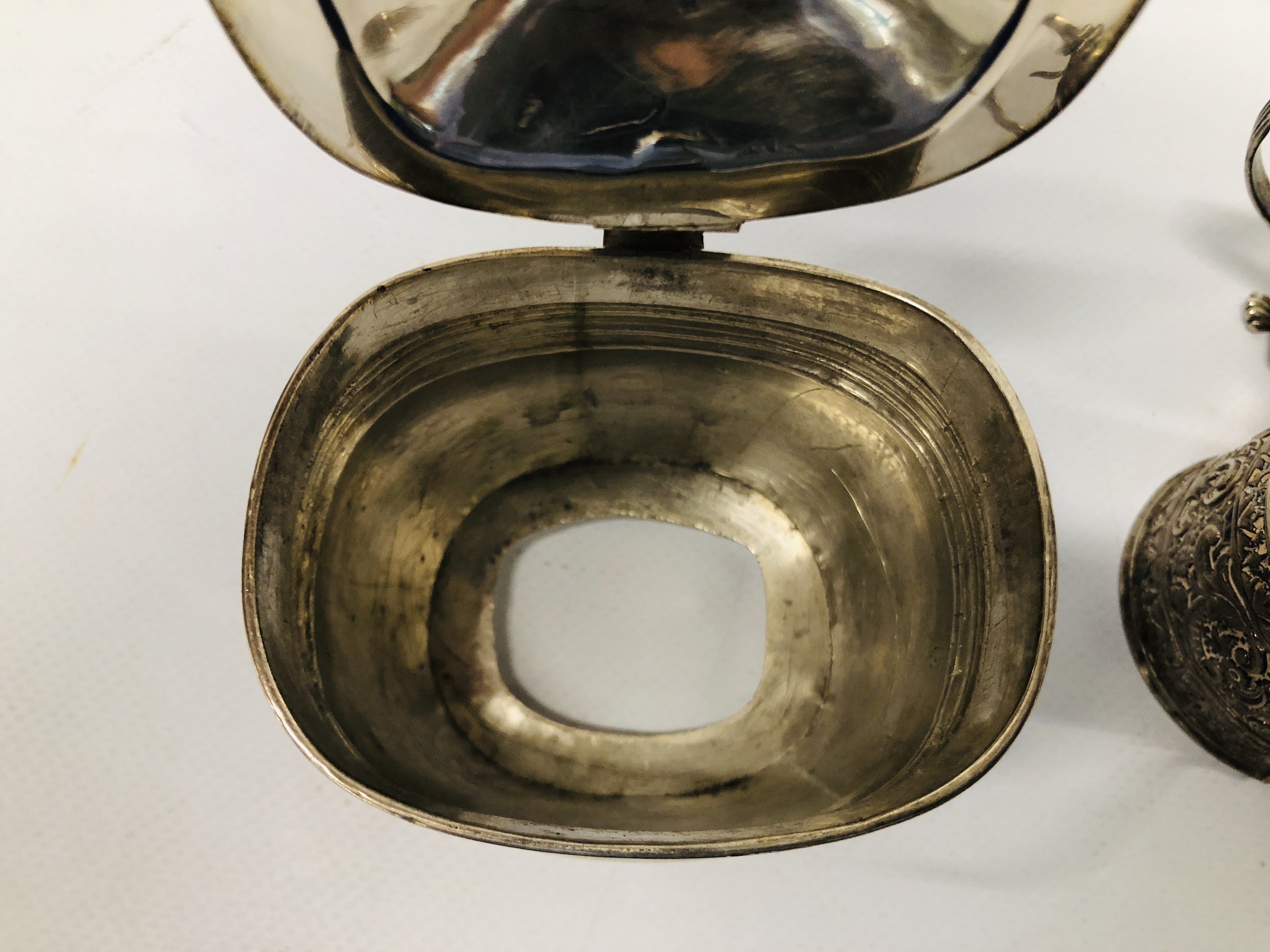 4 VARIOUS SILVER MUSTARDS, - Image 14 of 25