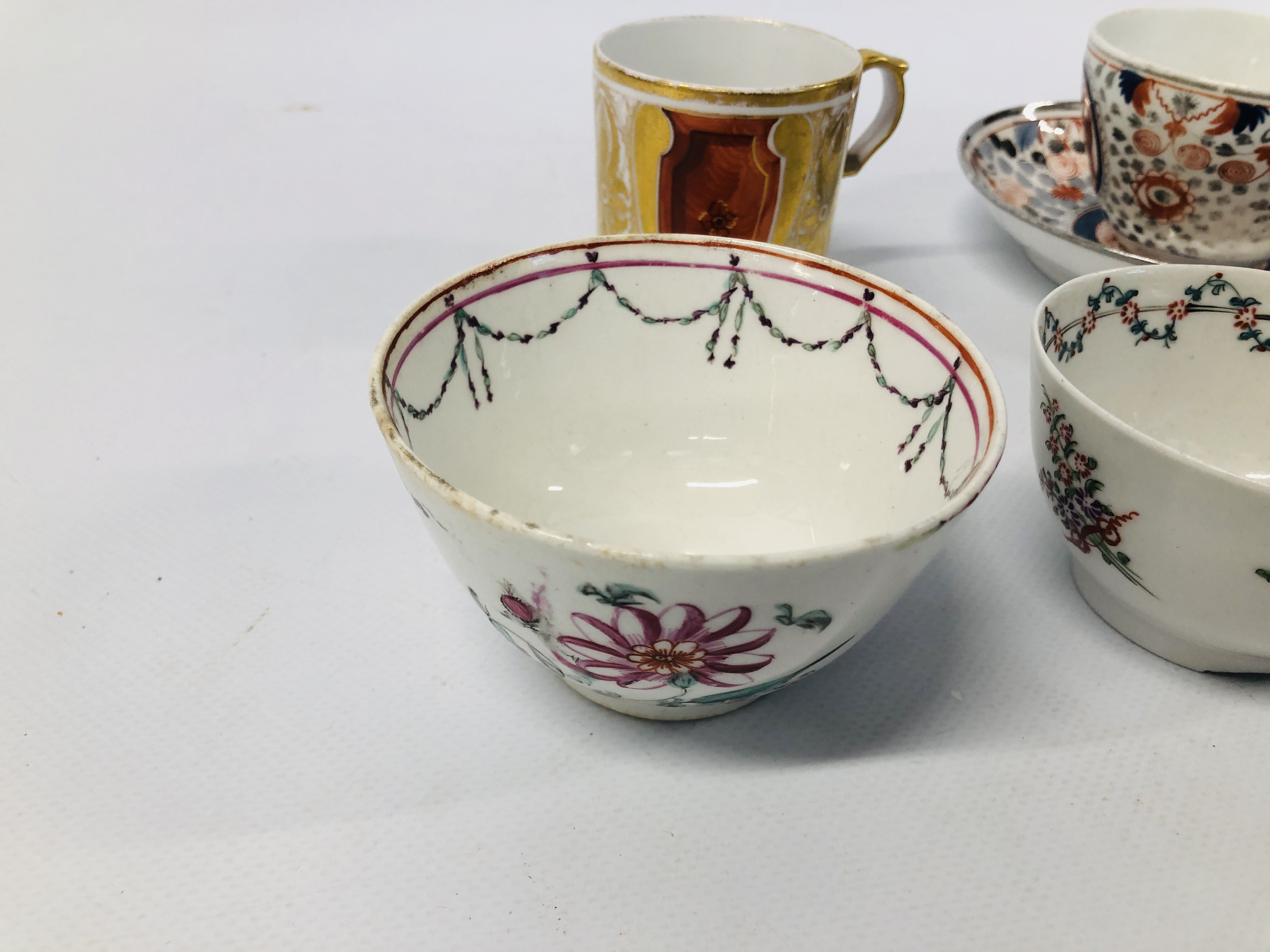 THREE NEWHALL TYPE TEA BOWLS, - Image 2 of 13