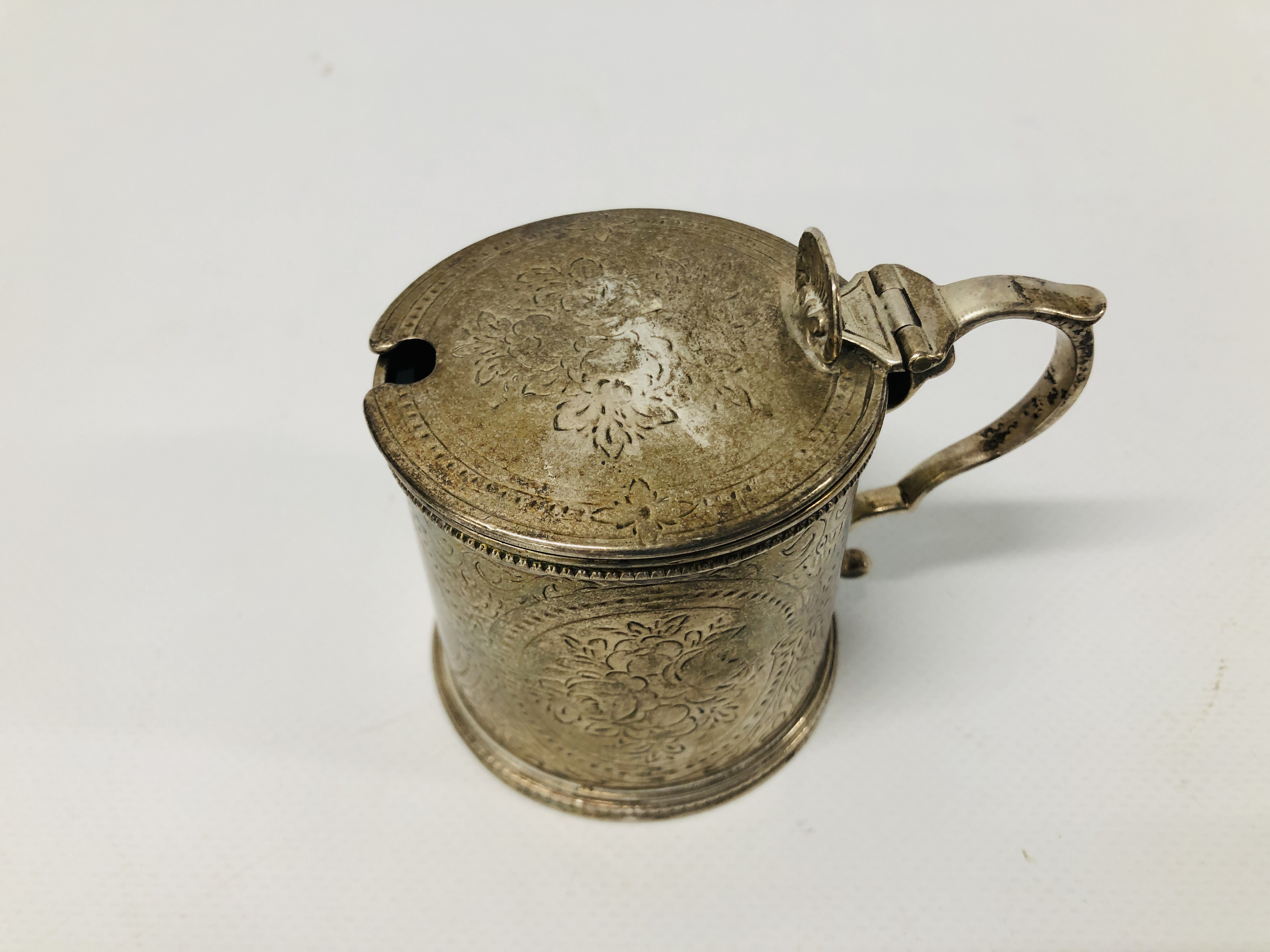 4 VARIOUS SILVER MUSTARDS, - Image 16 of 25
