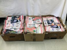 THREE BOXES OF DISNEY CROSSTICH MAGAZINES (APPROX.