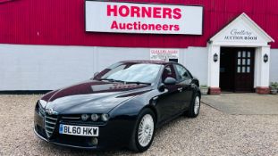 ALFA ROMEO 159 TURISMO 16V JTDM - BL60 HKW. FIRST REG: 28.01.2011. BLACK. 1956cc DIESEL.