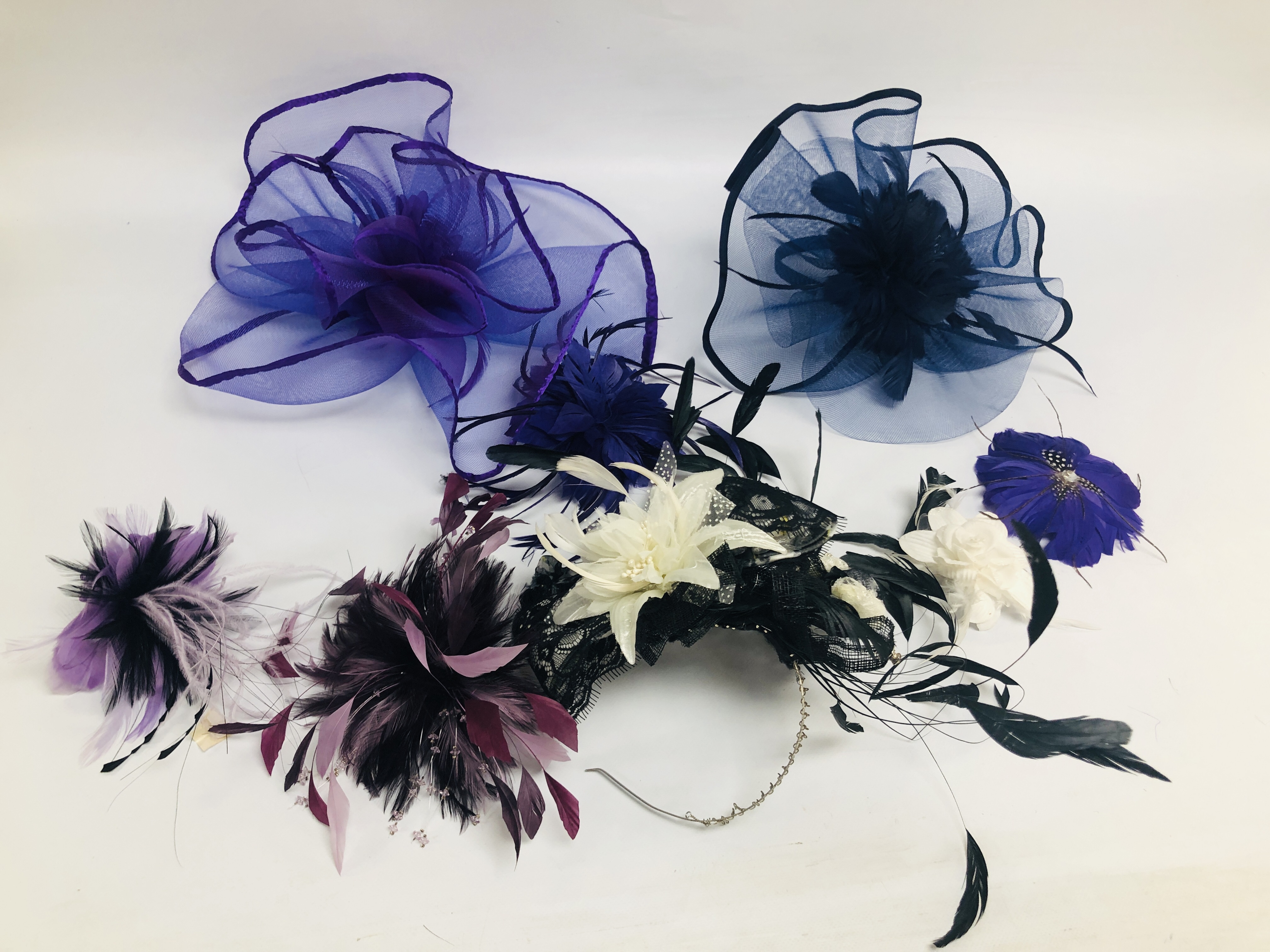 EXTENSIVE COLLECTION OF ASSORTED FASCINATORS, HEAD BANDS / PIECES TO INCLUDE DESIGNER BRANDED. - Image 3 of 7