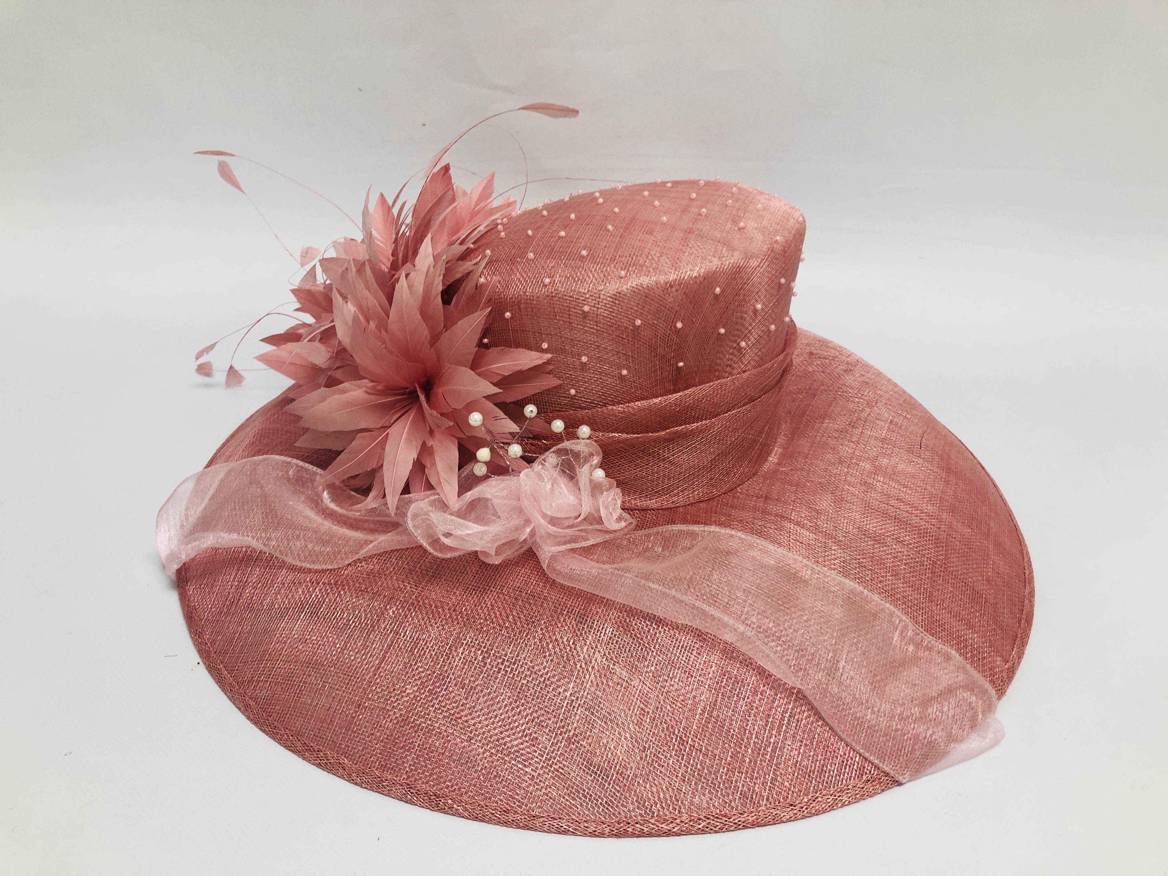 FOUR ASSORTED DESIGNER OCCASIONAL HATS TO INCLUDE 2 X MARISA ENGLAND-HUNT, - Image 2 of 7