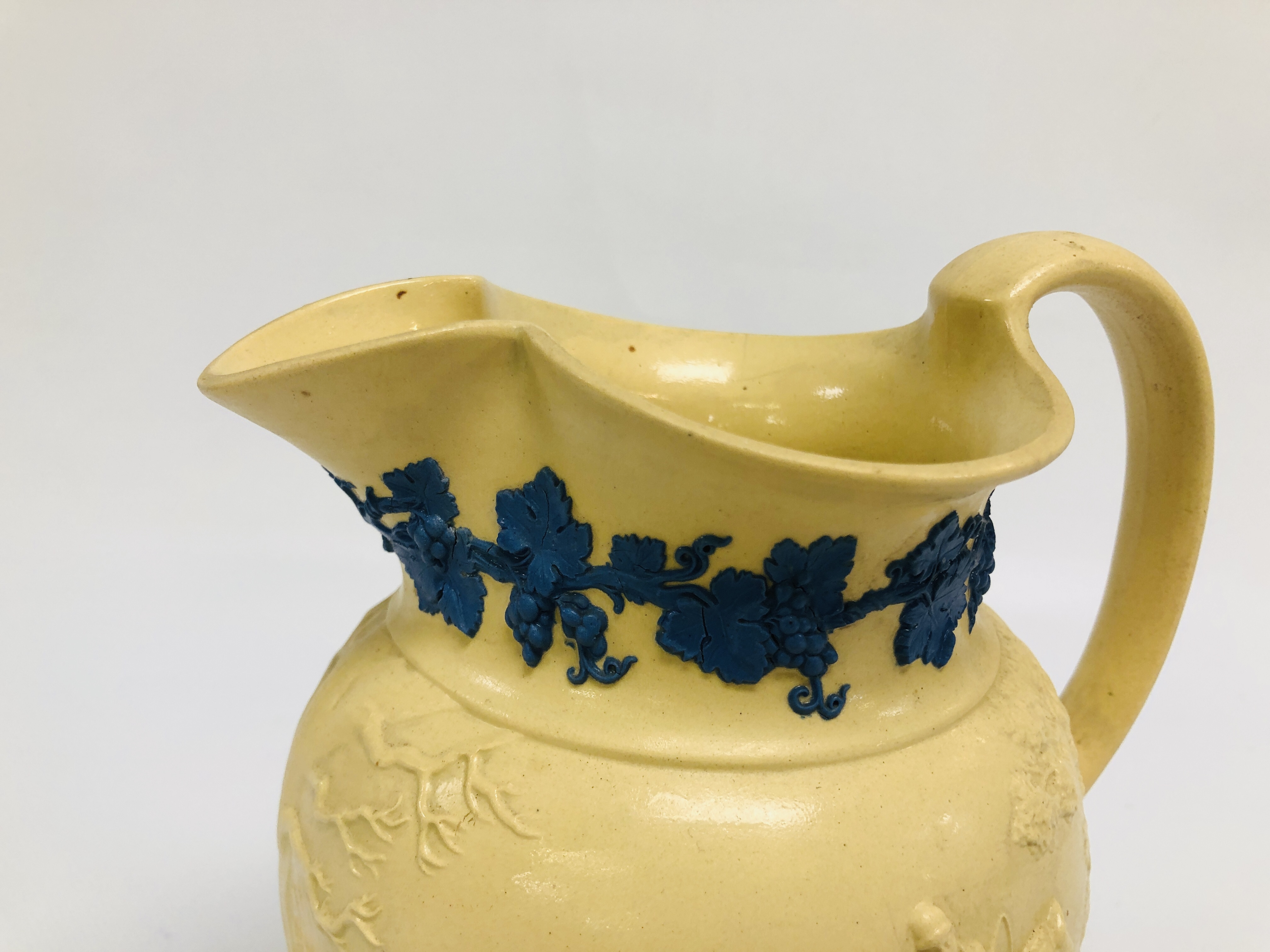 A C19th POTTERY HUNTING JUG, BY WEDGWOOD, - Image 13 of 18