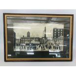 INDUSTRIAL STYLE LOWRY PRINT WIDTH 50CM. HEIGHT 28CM.