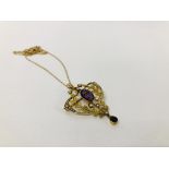 VINTAGE ART NOUVEAU 9CT.