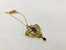 VINTAGE ART NOUVEAU 9CT.