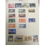 A COLLECTION OF COMMONWEALTH STAMPS IN THREE ALBUMS, ASCENSION, AUSTRALIA, BECHUANALAND, CEYLON,
