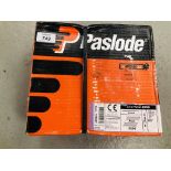 AS NEW PACK OF 2200 PASLODE 3,1 X 75MM RING D-HEAD NAILS.