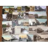 A SMALL COLLECTION OF CAISTER, NORFOLK POSTCARDS (42).