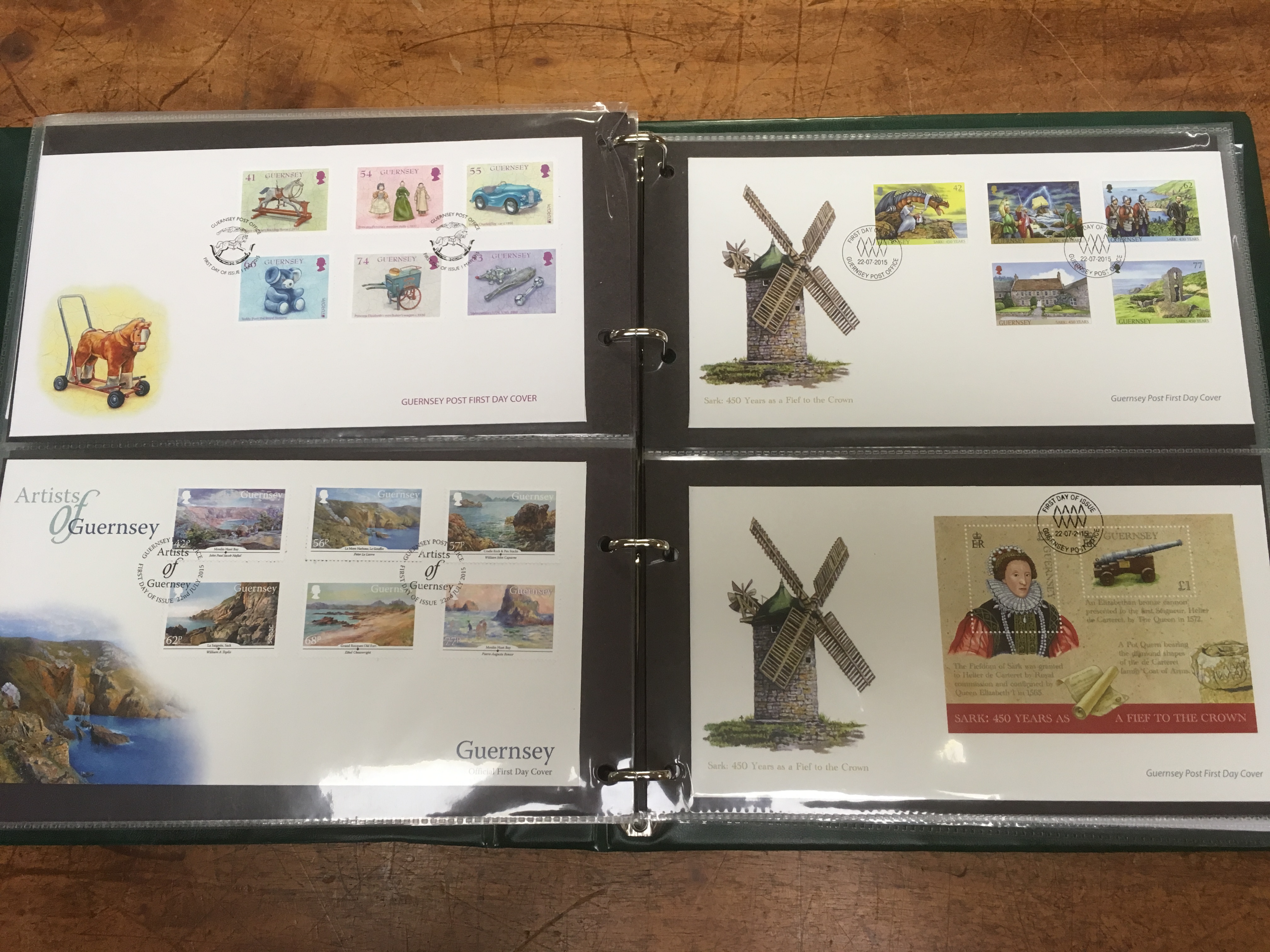 BOX WITH AN EXTENSIVE COLLECTION OF GUERNSEY TO 2016 AND JERSEY TO 2014 FIRST DAY COVERS IN TEN - Bild 2 aus 9