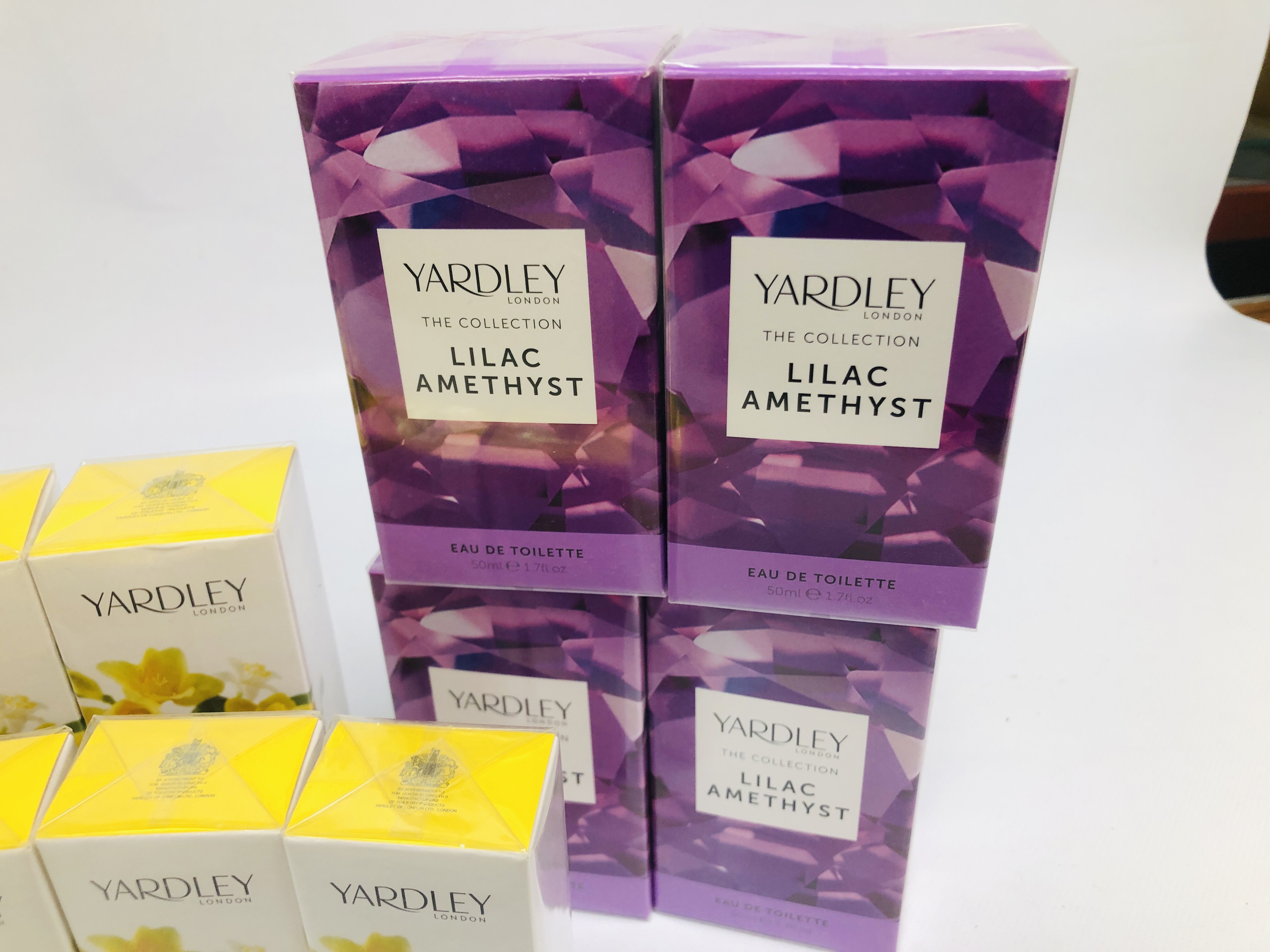 4 X BOTTLES OF YARDLEY THE COLLECTION "ROSIE RUBY" EAU DE TOILETTE 50ML (SEALED NEW IN ORIGINAL - Image 4 of 4