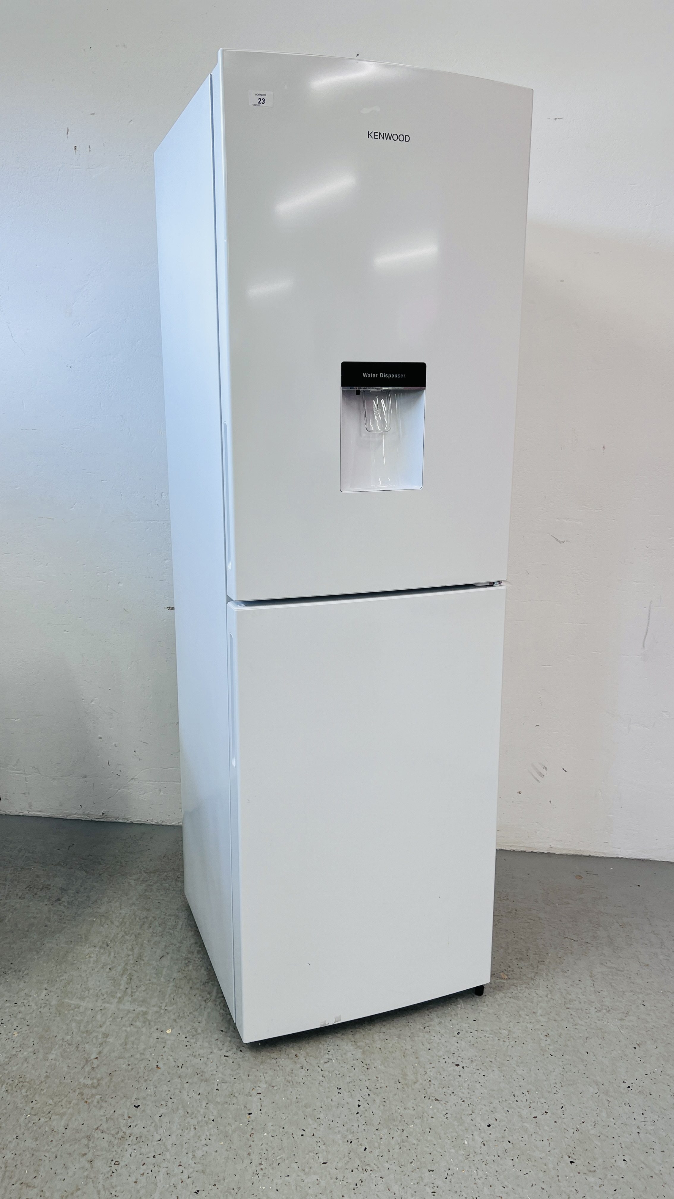 KENWOOD FROST FREE FRIDGE FREEZER WITH WATER DISPENSER - SOLD AS SEEN.