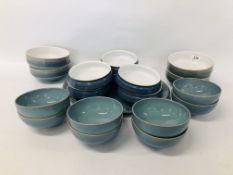 COLLECTION OF ASSORTED DENBY TABLEWARE TO INCLUDE VARIOUS BOWLS/DISHES AND SERVING PLATE