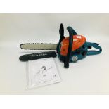 MAKITA DCS4610 PETROL CHAINSAW WITH INSTRUCTIONS.