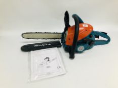 MAKITA DCS4610 PETROL CHAINSAW WITH INSTRUCTIONS.