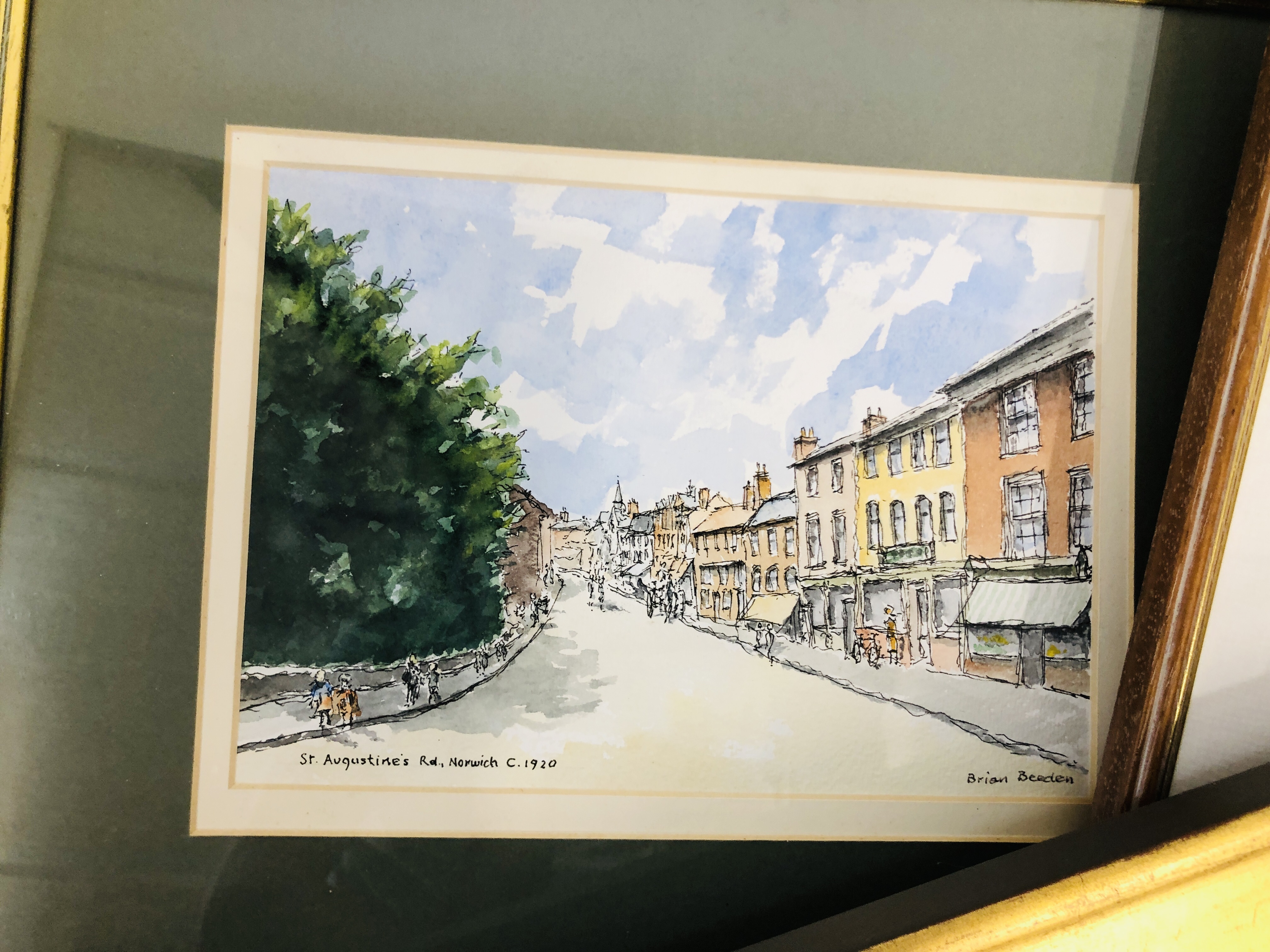 14 LOCAL WATERCOLOURS TO INCLUDE ART WORK BY BRIAN BEEDON, - Image 3 of 7