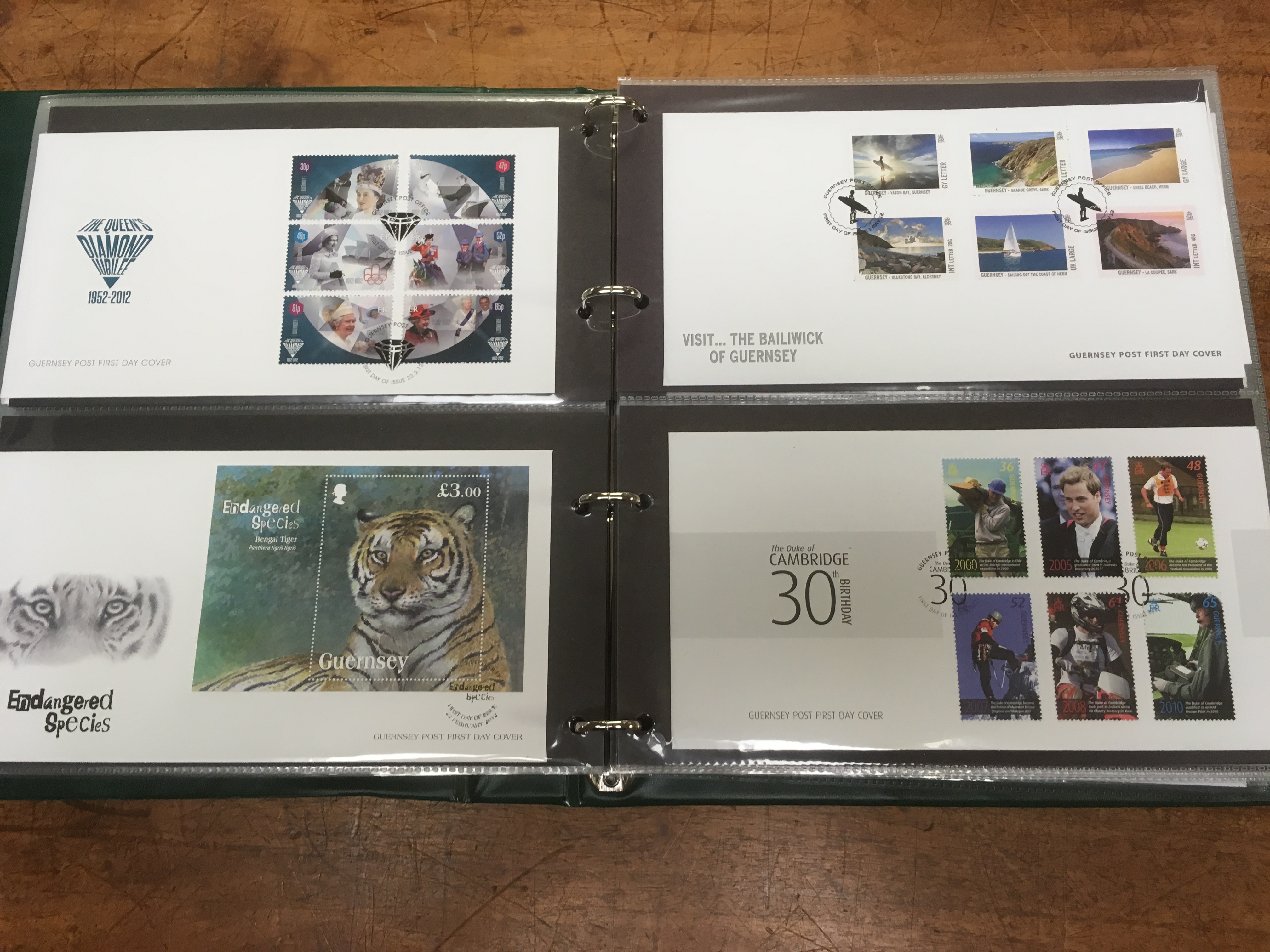 BOX WITH AN EXTENSIVE COLLECTION OF GUERNSEY TO 2016 AND JERSEY TO 2014 FIRST DAY COVERS IN TEN - Bild 4 aus 9