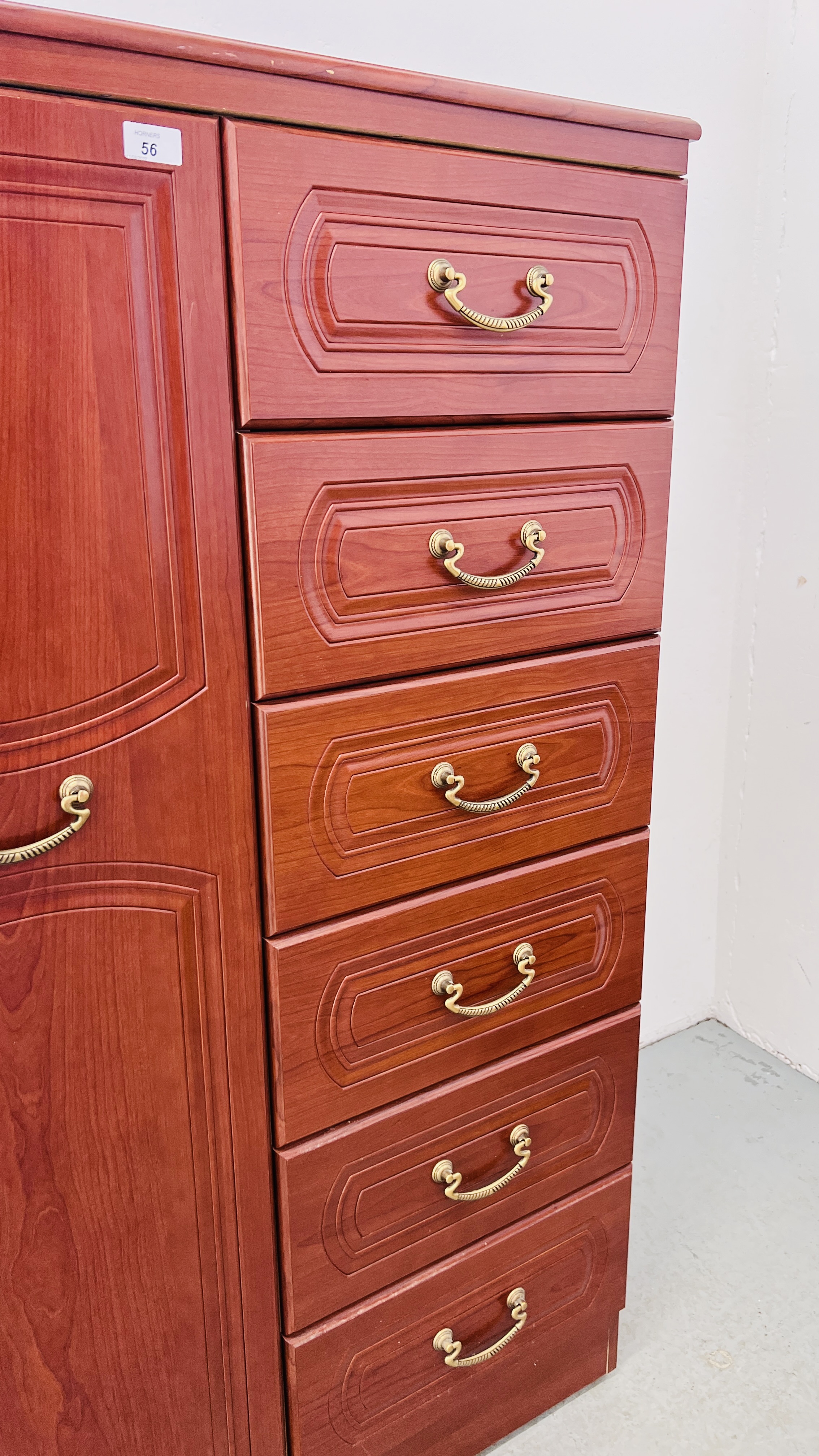 ALSTONS "TURNBERRY" SIX DRAWER TALLBOY WIDTH 83CM. DEPTH 52CM. HEIGHT 139CM. - Image 5 of 9