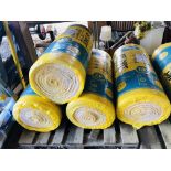 4 X ROLLS ISOVER 100MM RD PARTY WALL INSULATION.