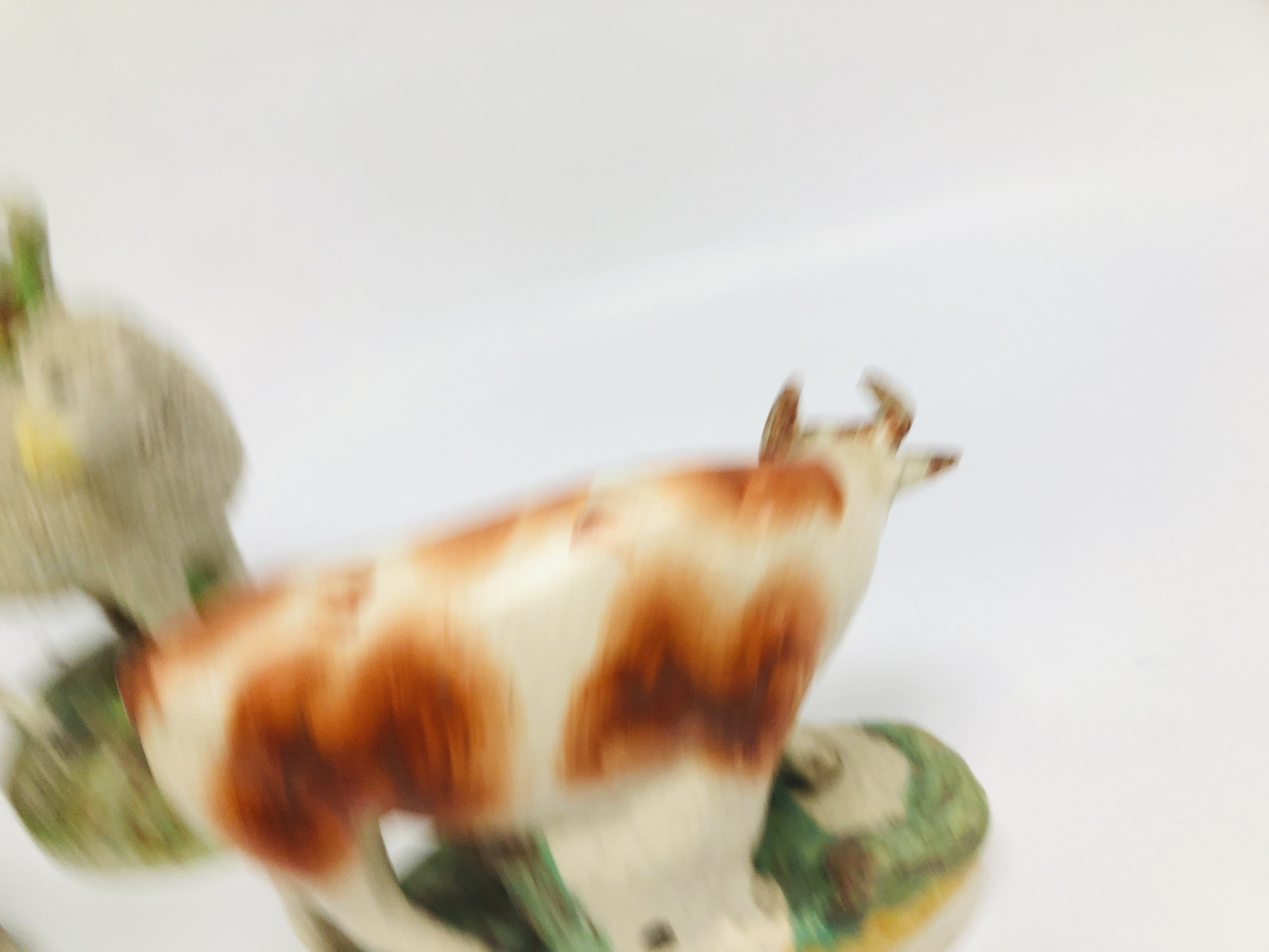 THREE STAFFORDSHIRE MODELS OF COWS AND CALVES, EACH COW HAVING A CALF, - Image 4 of 12