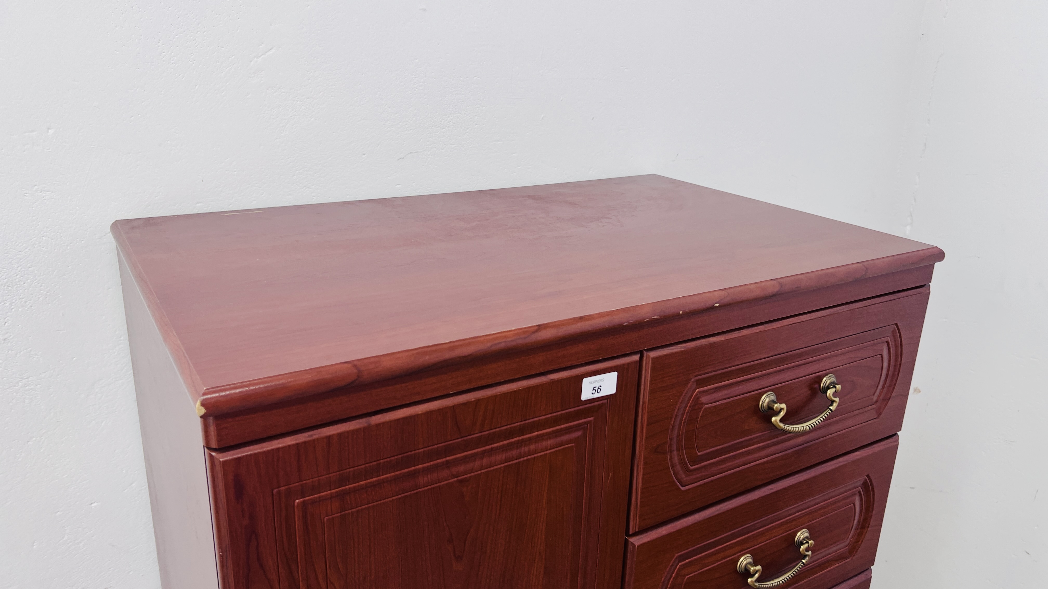 ALSTONS "TURNBERRY" SIX DRAWER TALLBOY WIDTH 83CM. DEPTH 52CM. HEIGHT 139CM. - Image 4 of 9