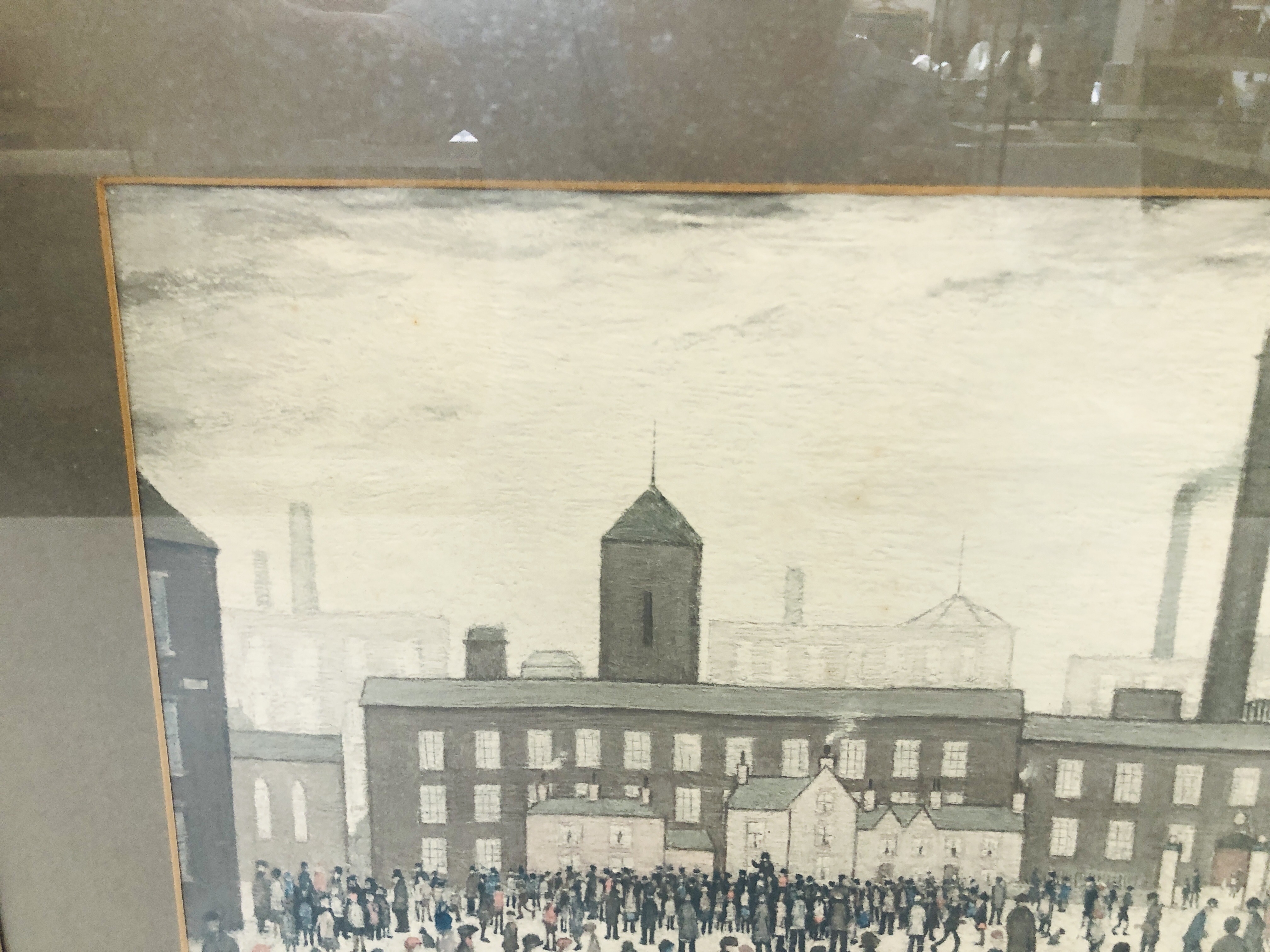 INDUSTRIAL STYLE LOWRY PRINT WIDTH 50CM. HEIGHT 28CM. - Image 3 of 7