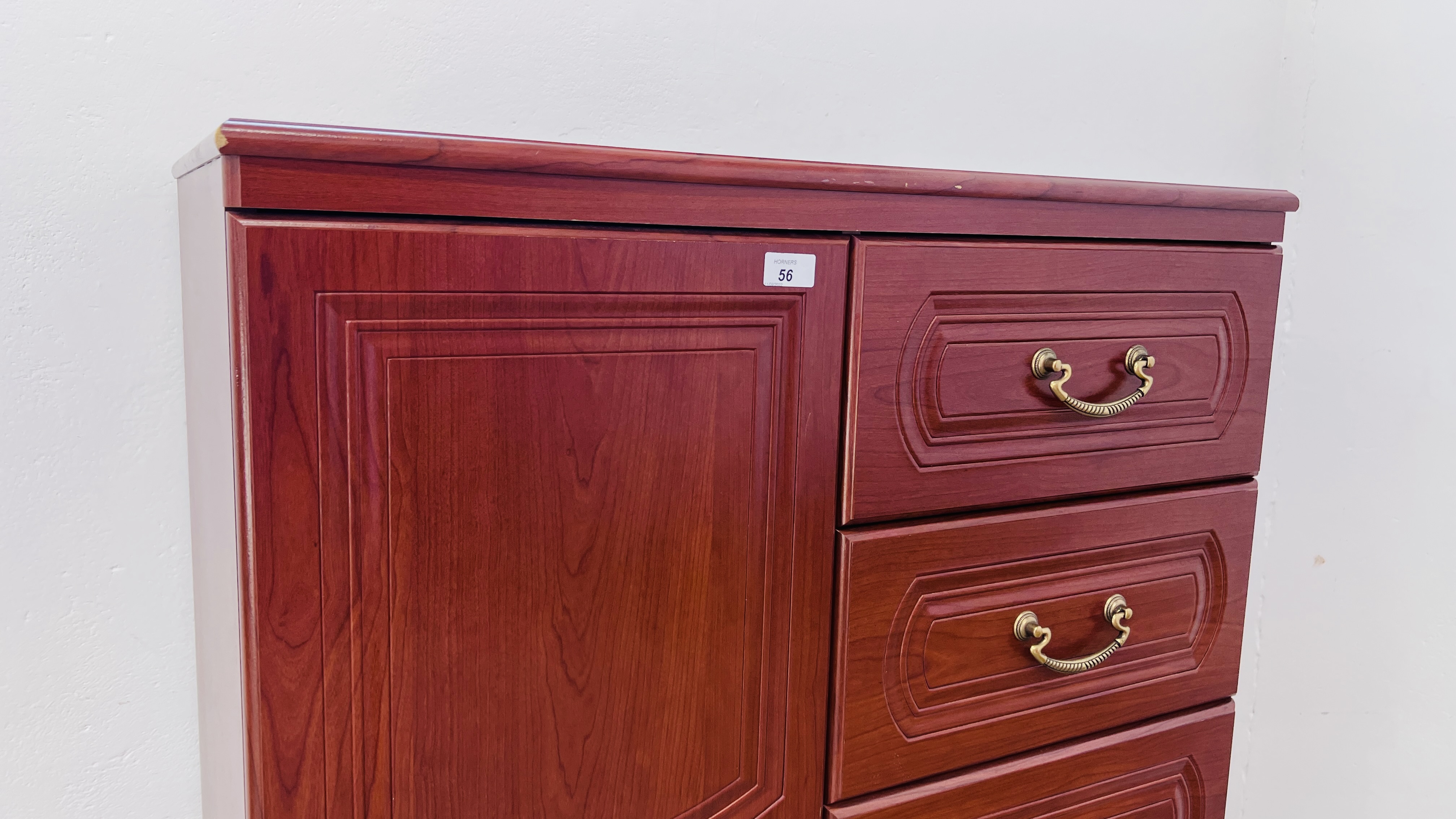 ALSTONS "TURNBERRY" SIX DRAWER TALLBOY WIDTH 83CM. DEPTH 52CM. HEIGHT 139CM. - Image 3 of 9