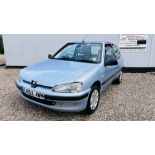 PEUGEOT 106 INDEPENDANCE 3 DOOR HATCHBACK - LN52 JWM. FIRST REG: 20.09.2002. SILVER. 1124cc. PETROL.