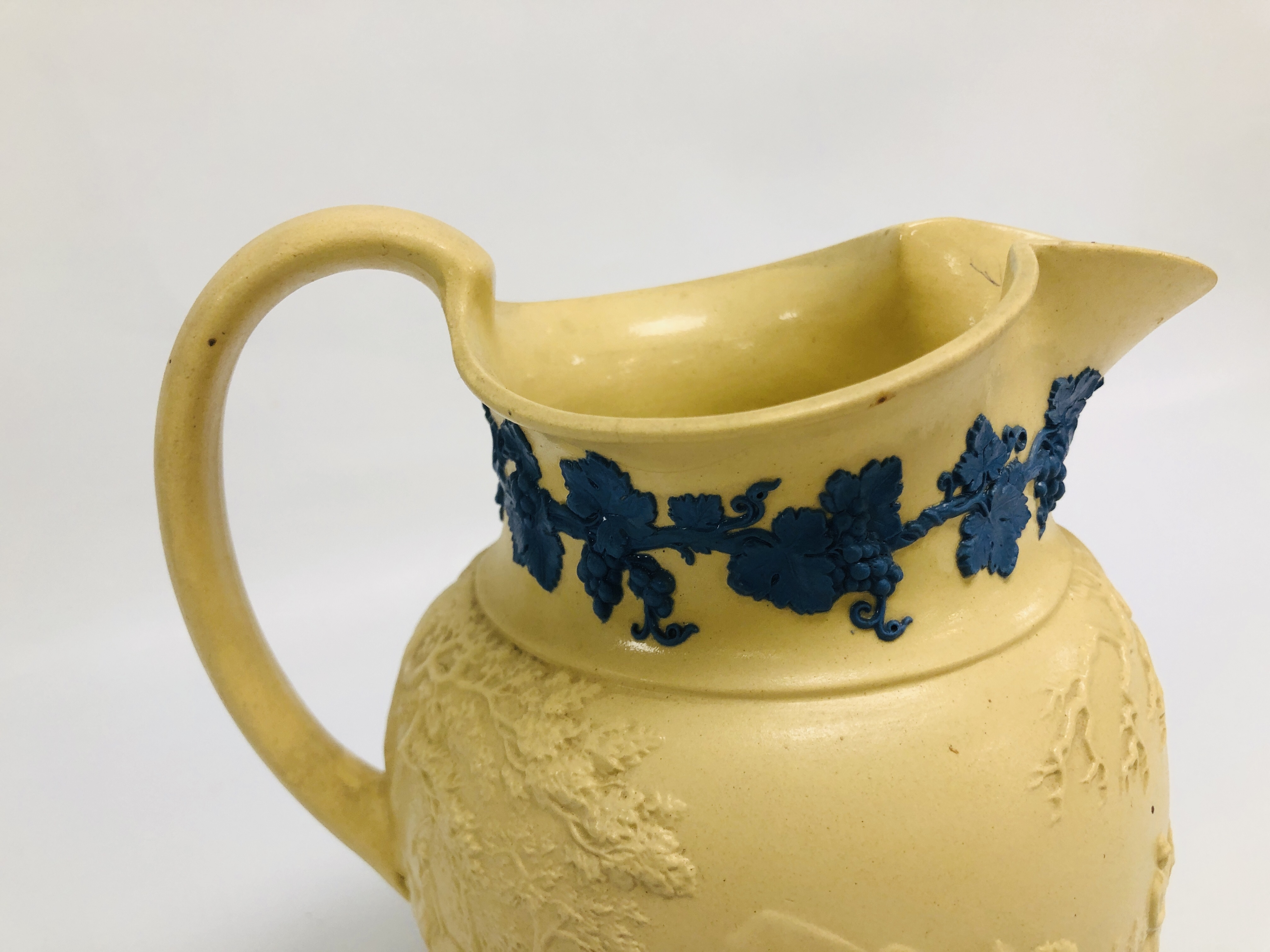 A C19th POTTERY HUNTING JUG, BY WEDGWOOD, - Image 11 of 18