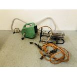 TWO PROPANE GAS BLOWLAMPS TO INCLUDE SIEVERT, ALONG WITH GAS FIRE,