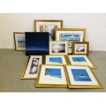 COLLECTION OF ASSORTED MODERN FRAMED PRINTS TO INCLUDE JOHN HORSEWELL,