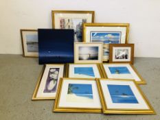 COLLECTION OF ASSORTED MODERN FRAMED PRINTS TO INCLUDE JOHN HORSEWELL,