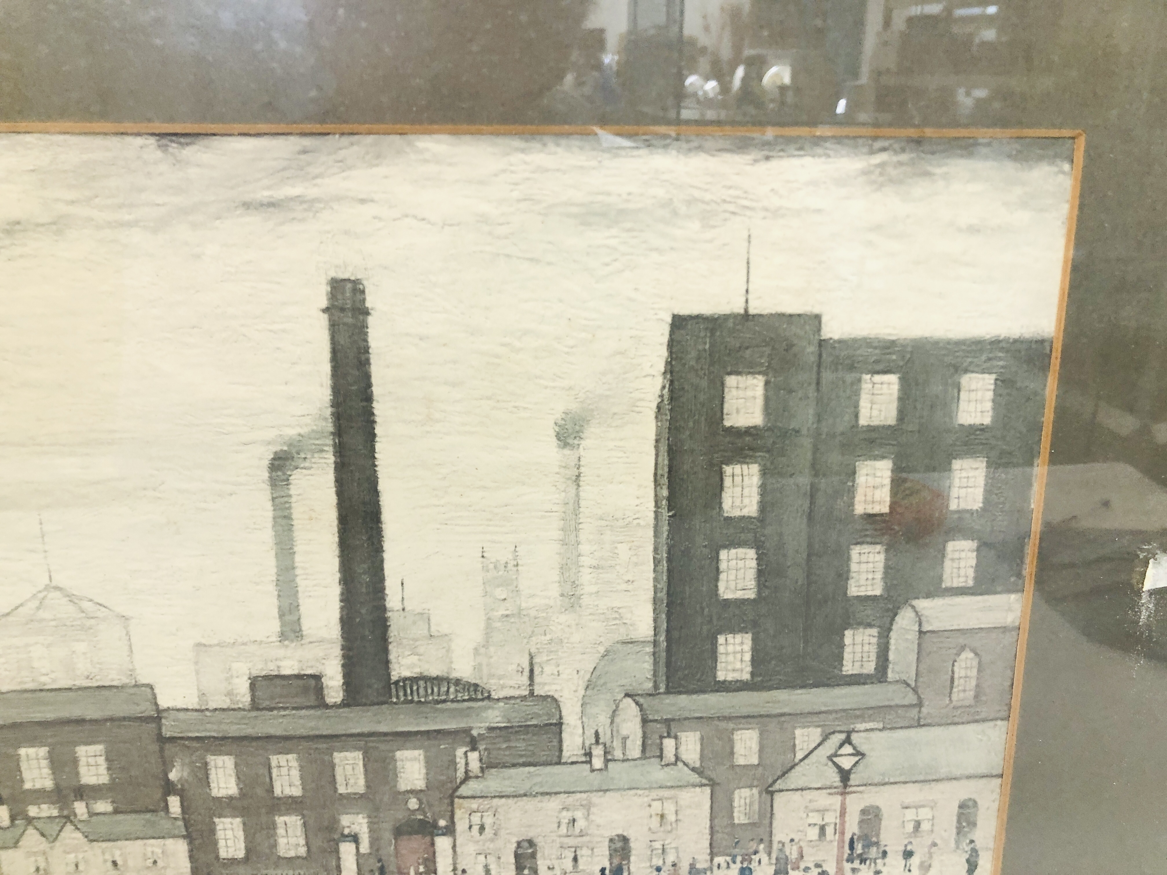 INDUSTRIAL STYLE LOWRY PRINT WIDTH 50CM. HEIGHT 28CM. - Image 5 of 7